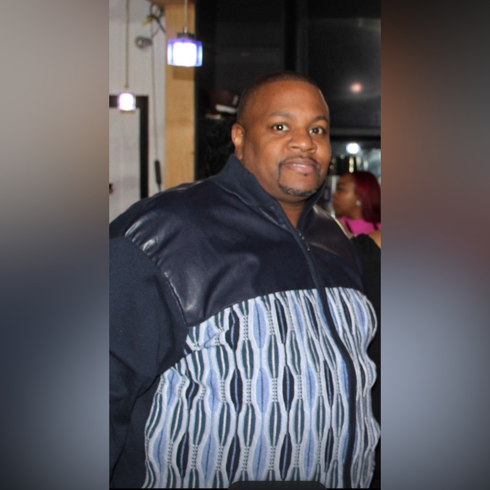 Men’s fresh elegant casual leather knitted zipper sweater